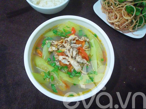 Canh riêu móng tay ngon lạ - 9