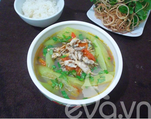 Canh riêu móng tay ngon lạ - 10