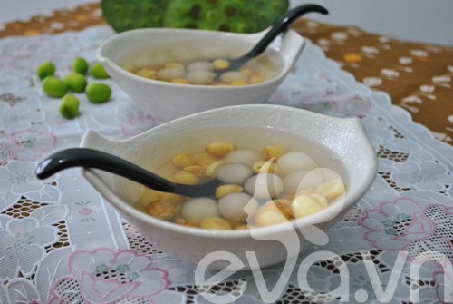 Chè hạt sen trân châu bọc dừa thơm mát - 7