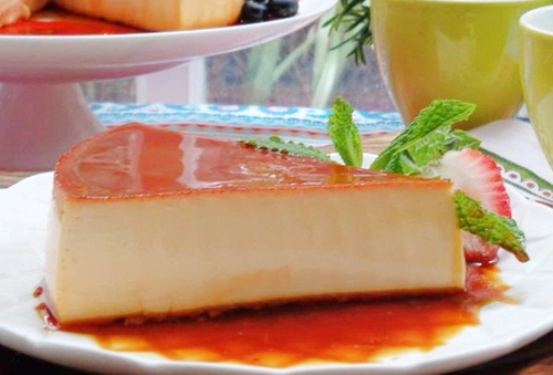 Cheese cake flan béo mềm thơm ngon - 11