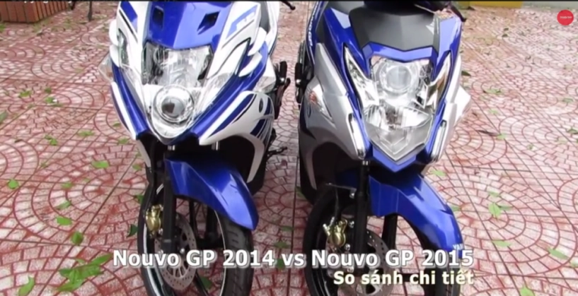 clip so sánh chi tiết nouvo sx gp 2015 và nouvo sx gp 2014 - 1