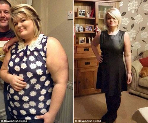 Cô gái giảm 45kg nhờ từ bỏ thói quen xấu - 1