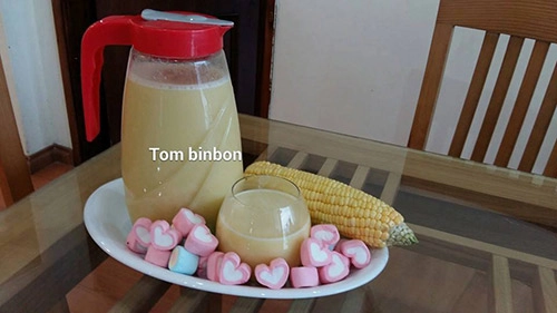 Công thức sữa ngô cho bé dễ làm của mẹ tôm - 7