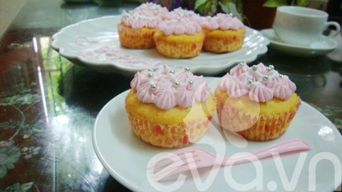 Cupcake sữa chua dễ thương mừng sinh nhật - 11