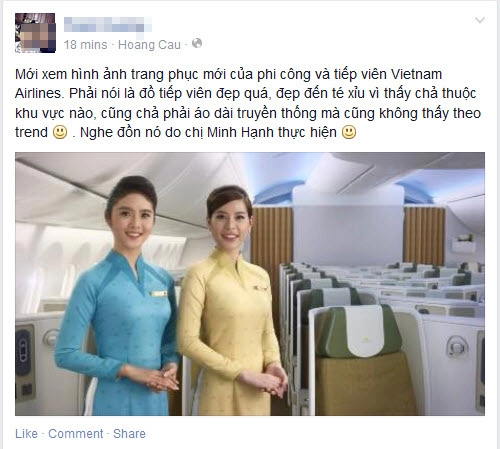 Đồng phục mới của tiếp viên vietnam airlines bị chê xấu - 8