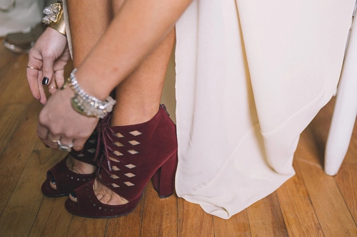 Giày cưới lãng mạn nâng niu gót hồng cô dâu - 6