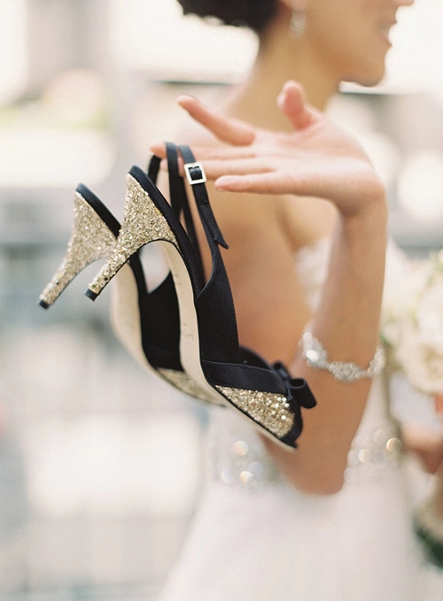 Giày cưới lãng mạn nâng niu gót hồng cô dâu - 10