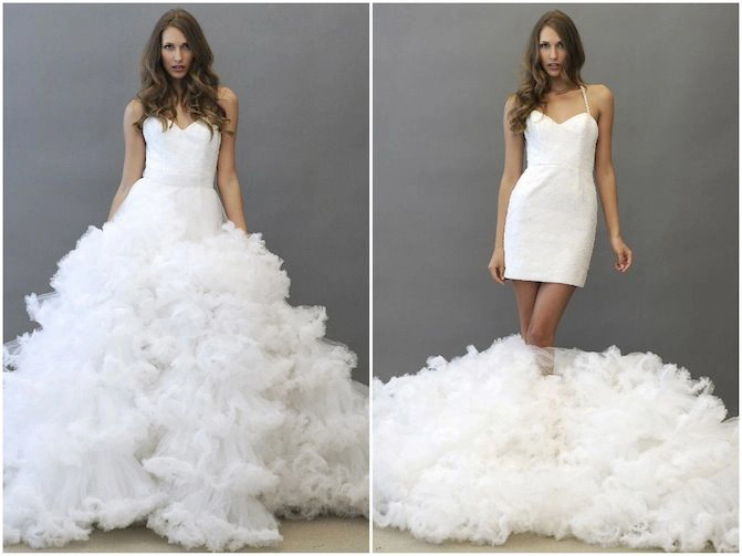Giúp cô dâu tiết kiệm chi phí với mốt váy cưới 2 trong 1 - 9