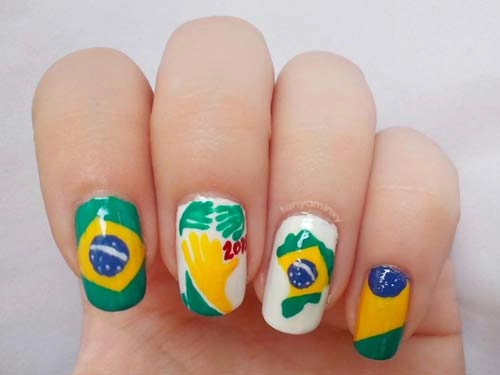 Hòa vào world cup với mẫu nail siêu đẹp - 8