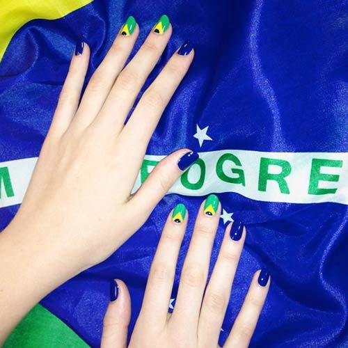 Hòa vào world cup với mẫu nail siêu đẹp - 1