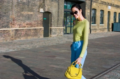 Hoàng thùy diện colorblock dạo chơi london - 9