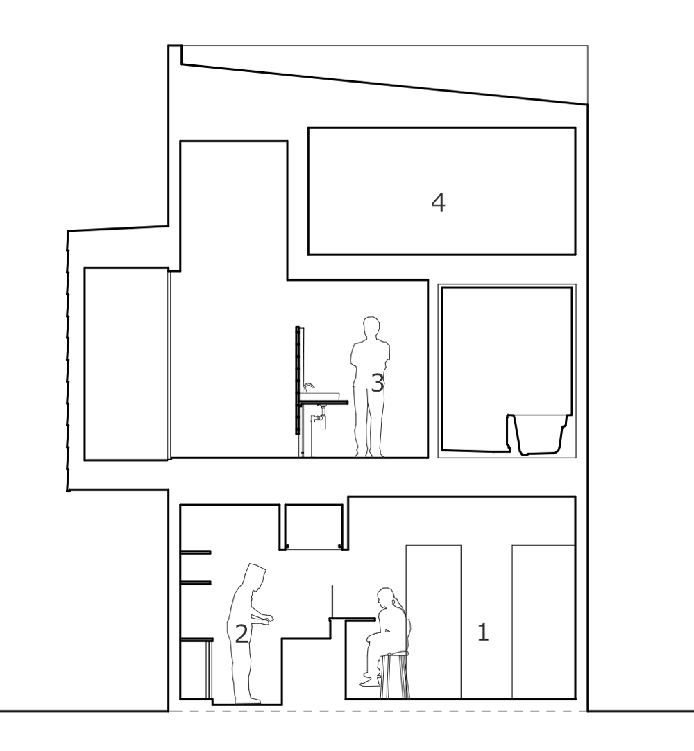 Học hỏi thiết kế căn hộ kết hợp quán cafe - 8