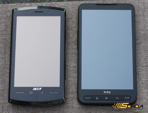 Htc hd2 vs acer neotouch - 1