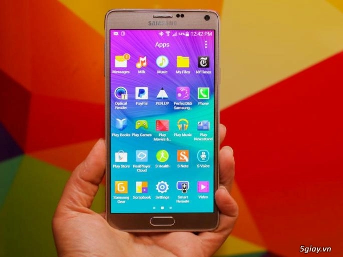 Hướng dẫn sử dụng galaxy note 4 bằng 1 tay - 1