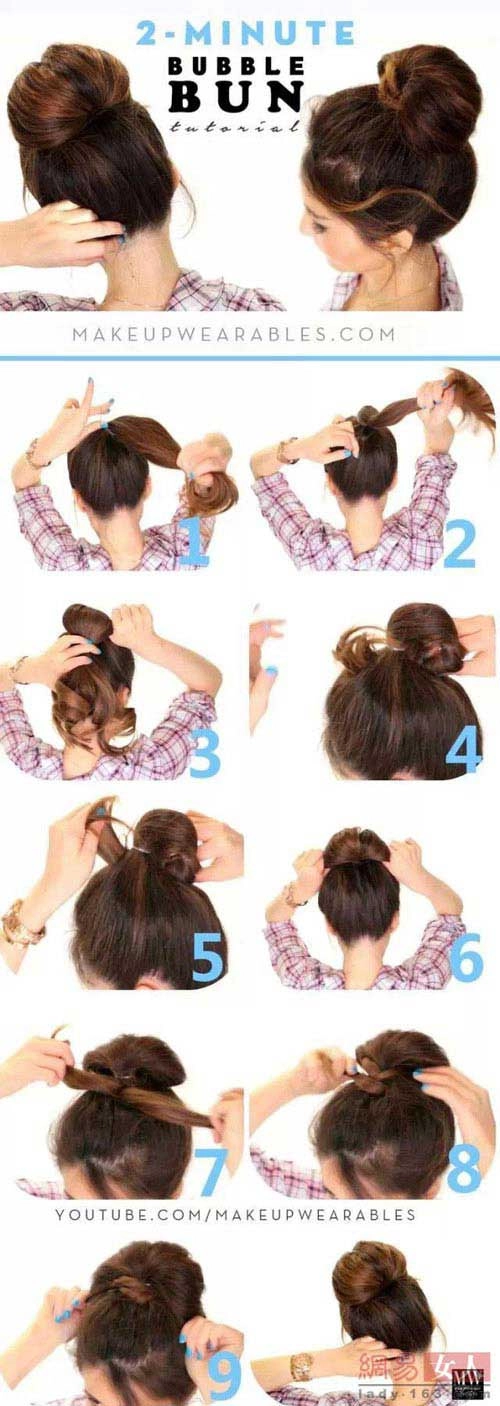 Hướng dẫn tạo các kiểu tóc tết búi đẹp cho bạn gái - 3