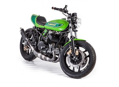 Kawasaki kamikaze xế nổ 2 thì độ cafe racer - 1