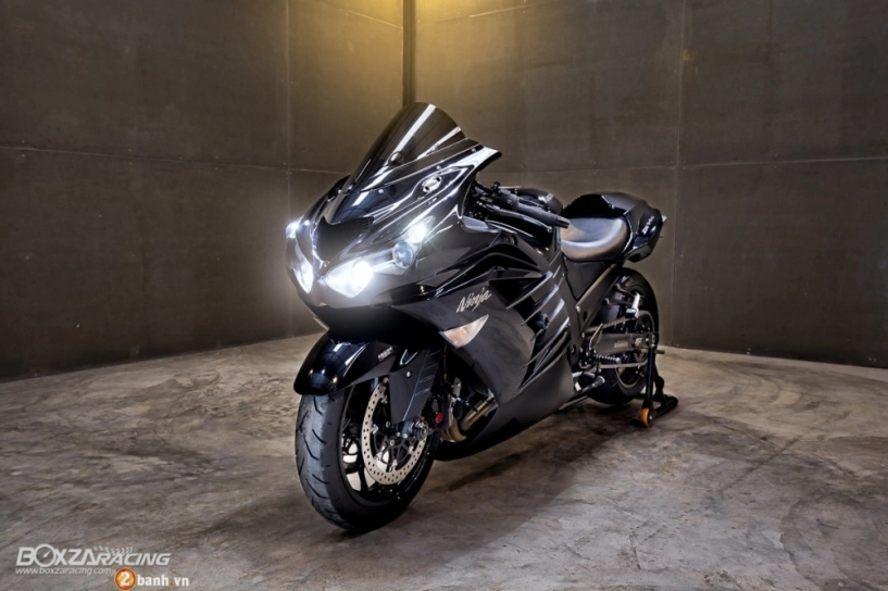 Kawasaki ninja zx-14r siêu ngầu trong bản độ dragbike american - 1