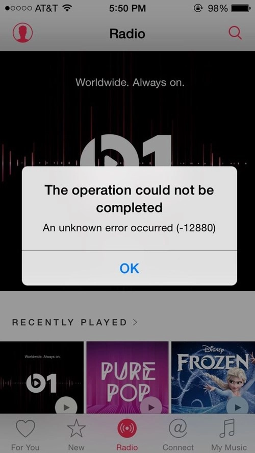 Kênh radio trực tuyến beats 1 của apple gặp lỗi ngay ngày đầu ra mắt - 1