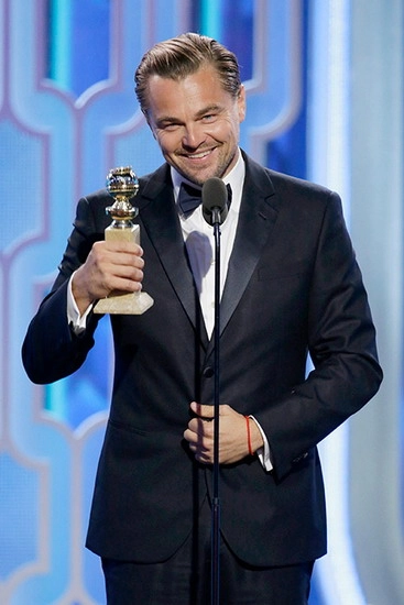 Leo dicaprio chiến thắng vang dội tại quả cầu vàng 2016 - 1