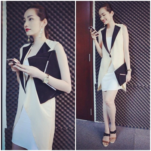 Lưu hương giang cứ mặc màu đỏ là hỏng việc - 3