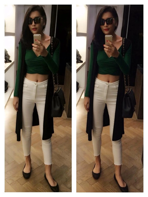 Lưu hương giang cứ mặc màu đỏ là hỏng việc - 5