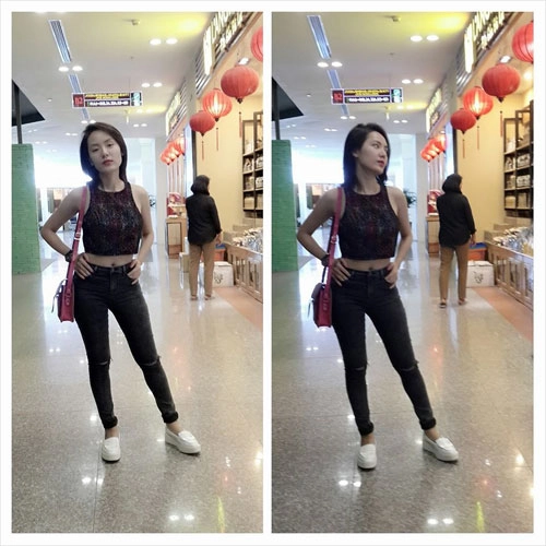 Lưu hương giang cứ mặc màu đỏ là hỏng việc - 9