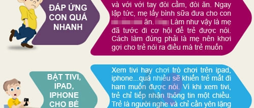 Lý do không tưởng khiến trẻ chậm nói - 2