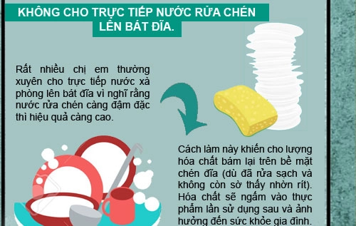 Mẹ giật mình với 5 lỗi ngớ ngẩn khi rửa bát - 4