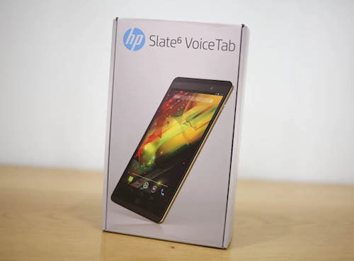 mở hộp hp slate 6 voice tab tại việt nam - 1