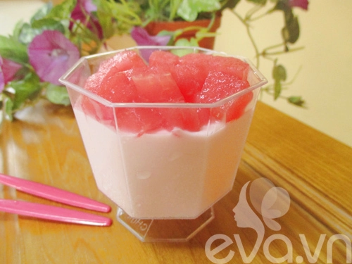 Mousse dưa hấu sữa chua thanh mát - 6