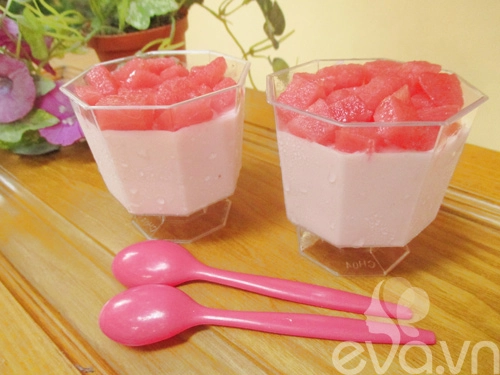 Mousse dưa hấu sữa chua thanh mát - 7