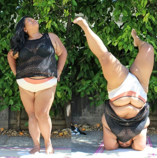 Ngưỡng mộ cô gái thừa cân vẫn tập yoga điêu luyện - 3