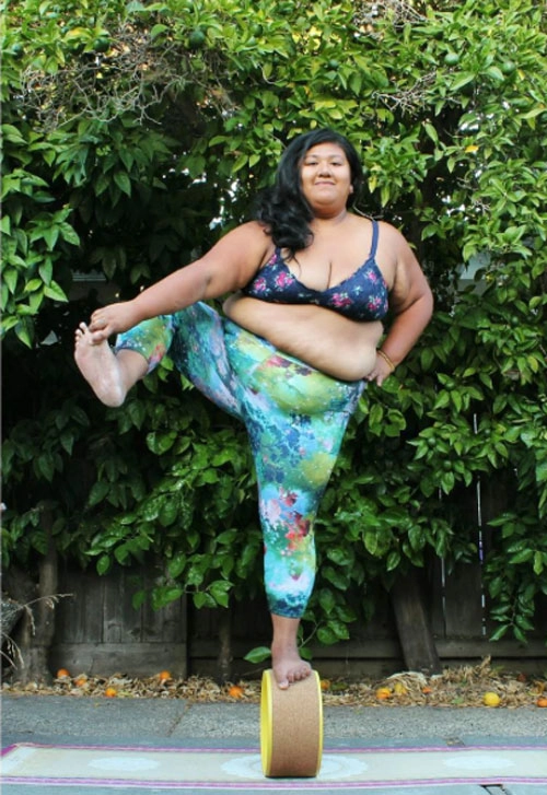 Ngưỡng mộ cô gái thừa cân vẫn tập yoga điêu luyện - 4
