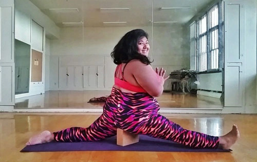 Ngưỡng mộ cô gái thừa cân vẫn tập yoga điêu luyện - 6