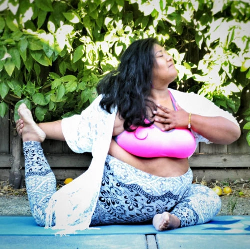 Ngưỡng mộ cô gái thừa cân vẫn tập yoga điêu luyện - 7