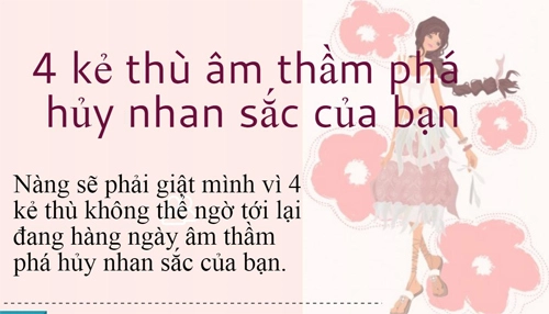 Những kẻ thù âm thầm phá hủy làn da của bạn - 1