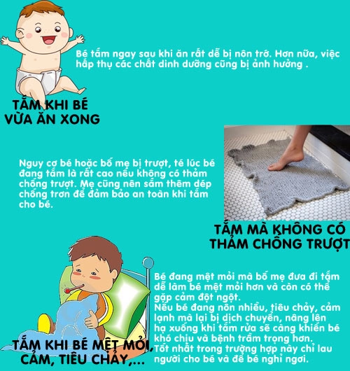 Những kiểu tắm cực có hại cần tránh cho bé - 4