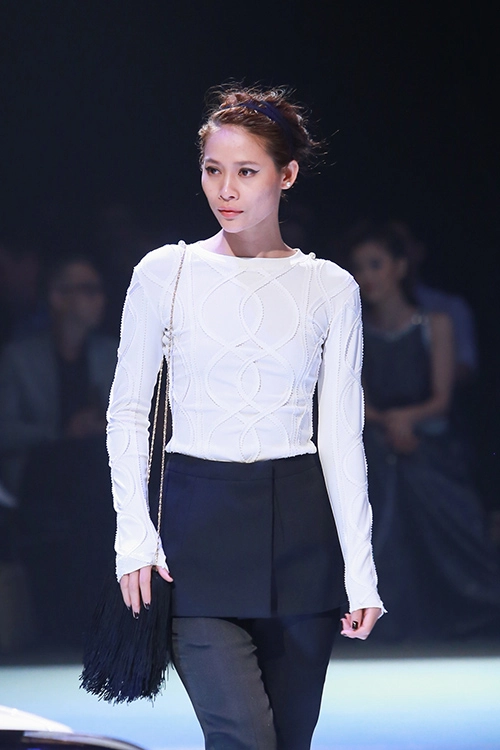 Những quý cô sang chảnh của elle fashion show 2015 - 3