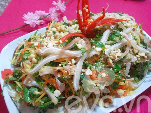 Nộm tai đu đủ ăn mãi không chán - 11