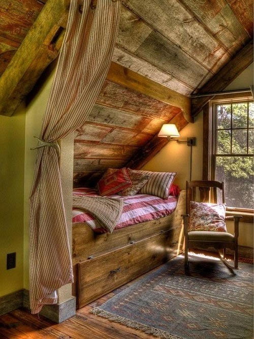 Nóng bừng phòng ngủ gỗ cho mùa đông không lạnh - 4