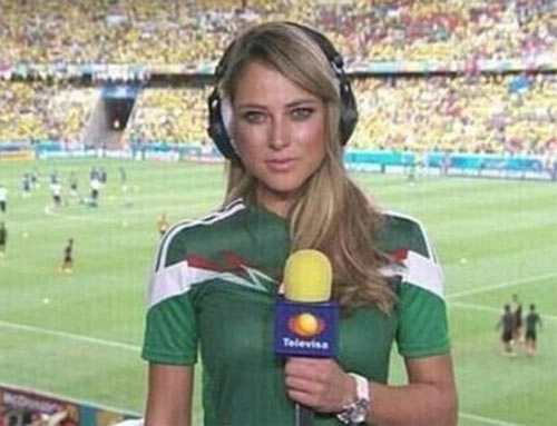 Nữ phóng viên xinh đẹp nhất world cup 2014 - 1