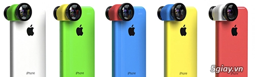 Olloclip giới thiệu bộ ống kính cho iphone 5 có đủ màu hợp với iphone 5c giá 5999 usd - 1