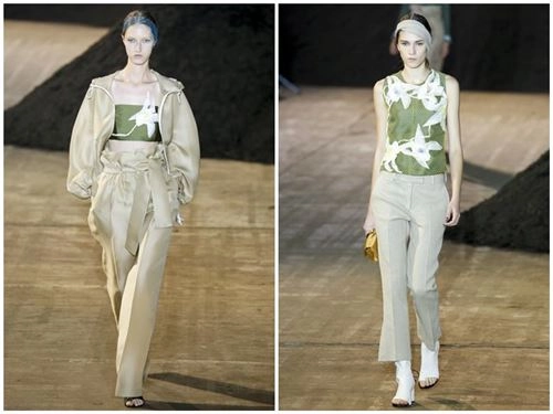 Phillip lim dùng phân hữu cơ trang trí sàn diễn - 1