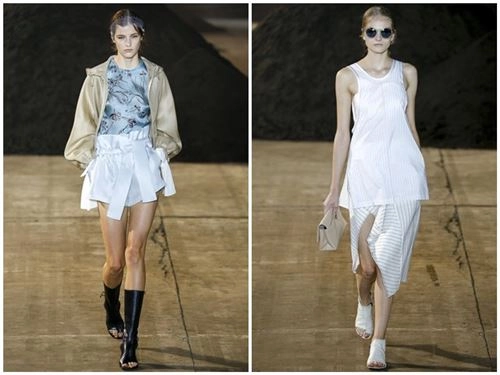 Phillip lim dùng phân hữu cơ trang trí sàn diễn - 9