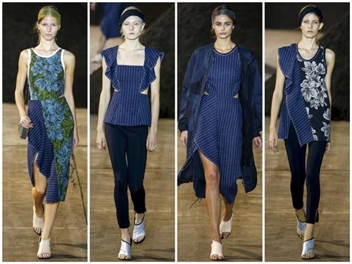 Phillip lim dùng phân hữu cơ trang trí sàn diễn - 12