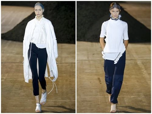 Phillip lim dùng phân hữu cơ trang trí sàn diễn - 13