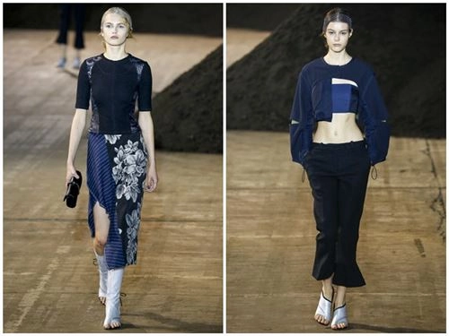 Phillip lim dùng phân hữu cơ trang trí sàn diễn - 14