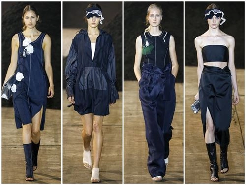 Phillip lim dùng phân hữu cơ trang trí sàn diễn - 16