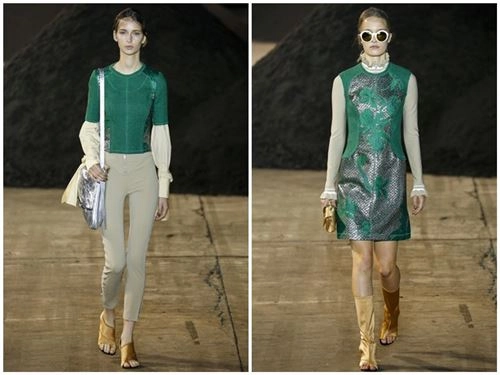 Phillip lim dùng phân hữu cơ trang trí sàn diễn - 18