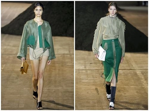 Phillip lim dùng phân hữu cơ trang trí sàn diễn - 19